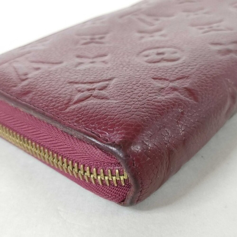 LOUIS VUITTON Zippy Wallet M62214 Raisin (Purple) Monogram Empreinte Women's ... - Picture 3 of 10